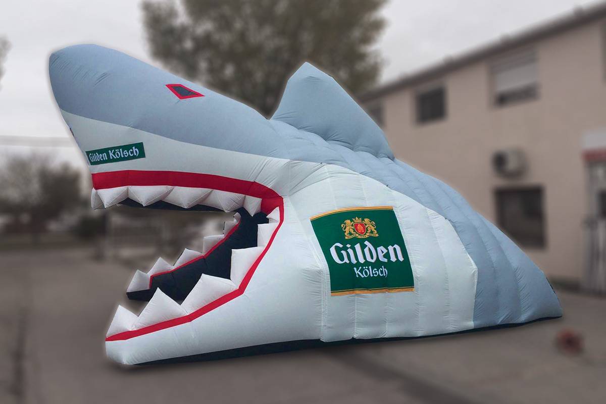 6m magas cápa alagút / kapu - Németország