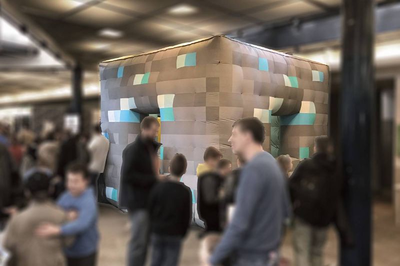 4m magas kocka sátor - Meex